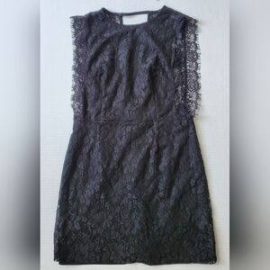 Windsor Black Lace Dress Sz M